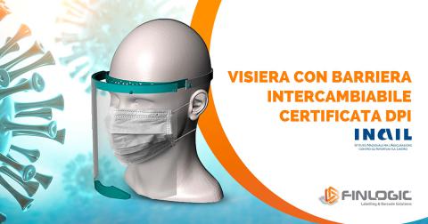 Finlogic S.p.A. obtains the INAIL validation as PPE for the Face Visor