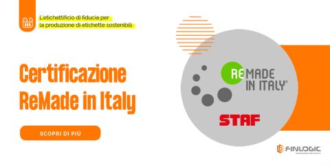 Certificazione Remade in Italy Staf